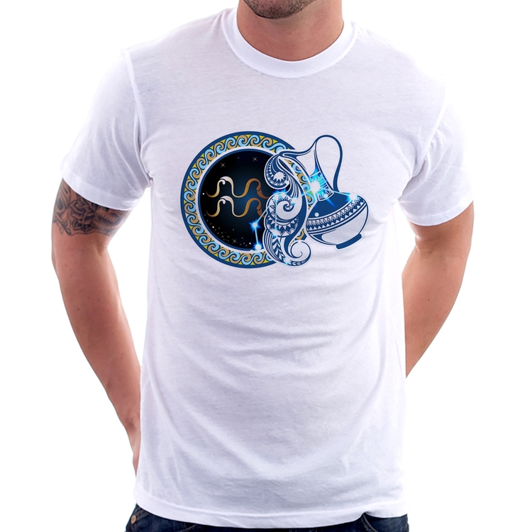 Camiseta Signo Aquário Astrologia