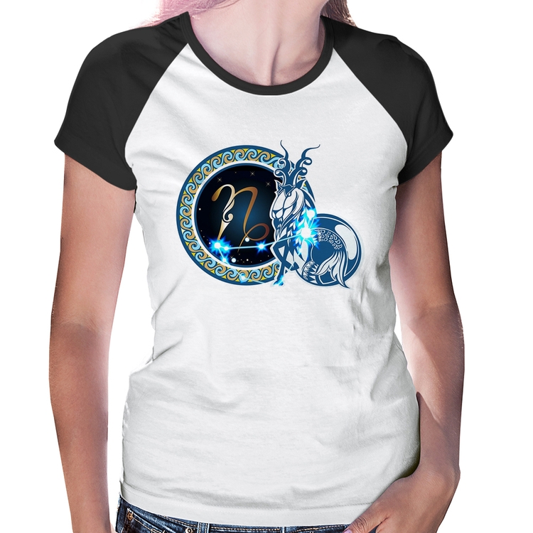 Baby Look Raglan Signo Capricórnio Astrologia