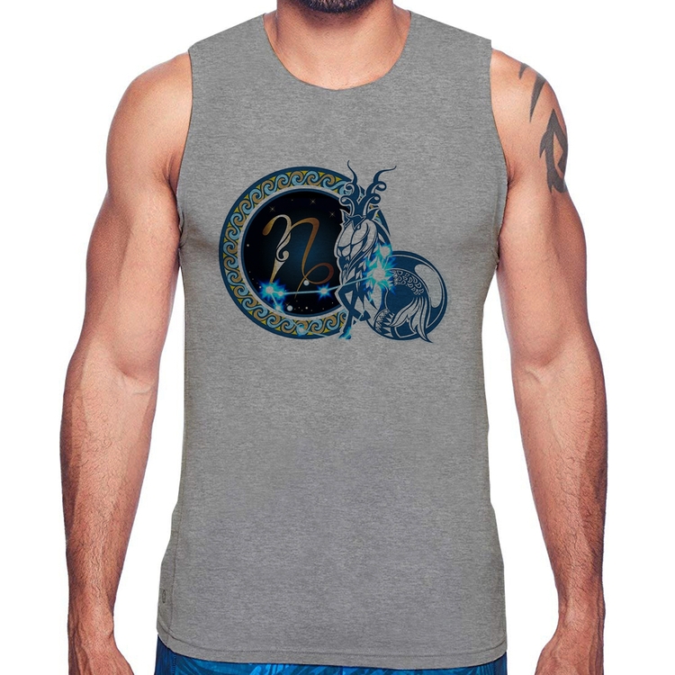 Regata Signo Capricórnio Astrologia - Cinza