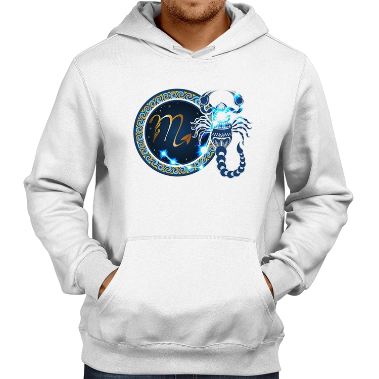 Moletom Signo Escorpião Astrologia - Branco