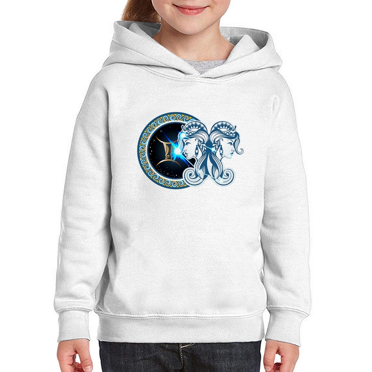 Moletom Infantil Signo Gêmeos Astrologia