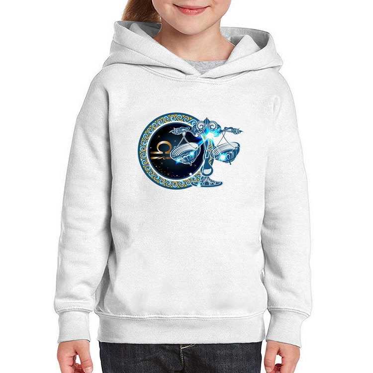 Moletom Infantil Signo Libra Astrologia