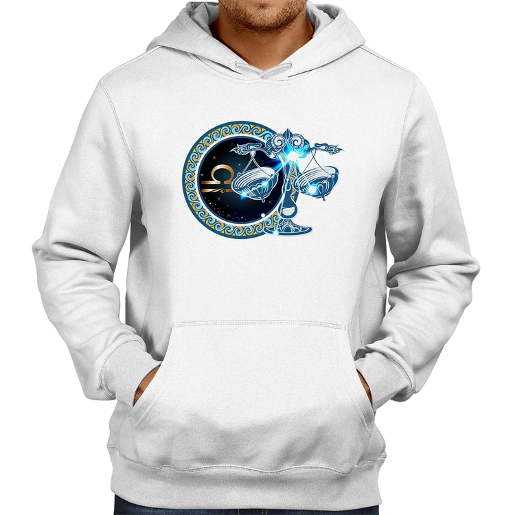 Moletom Signo Libra Astrologia - Branco