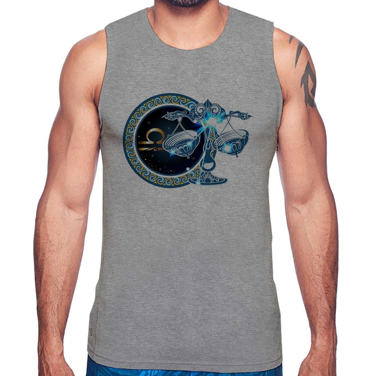 Regata Signo Libra Astrologia - Cinza