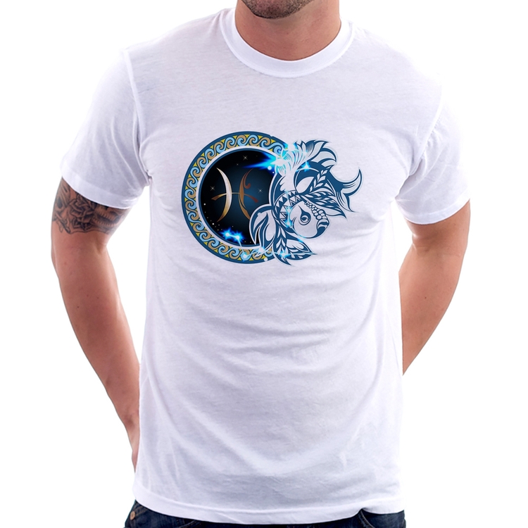 Camiseta Signo Peixes Astrologia