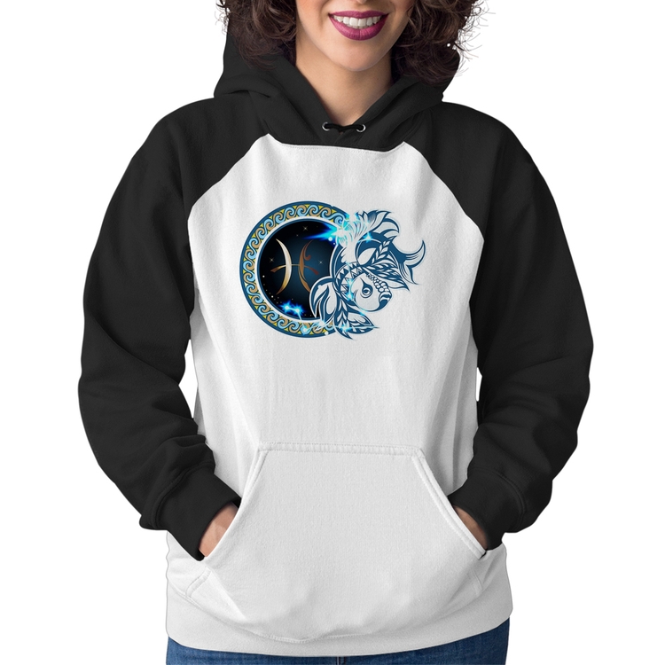 Moletom Feminino Signo Peixes Astrologia