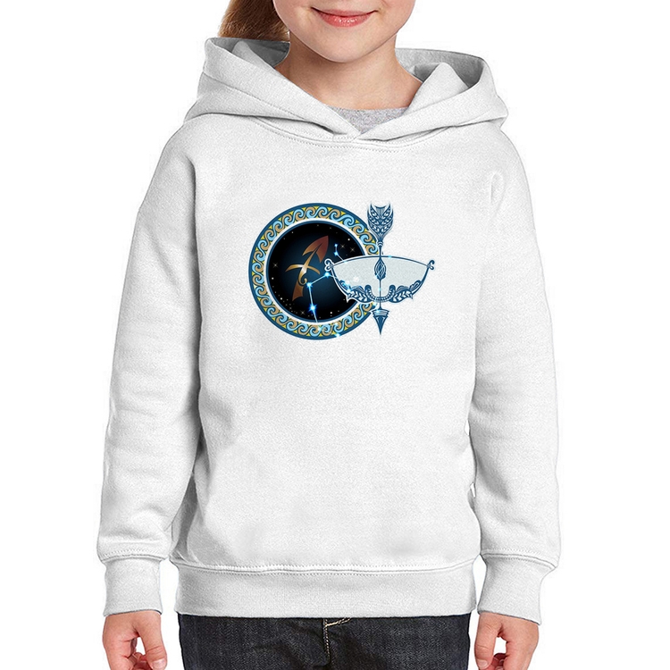 Moletom Infantil Signo Sagitário Astrologia