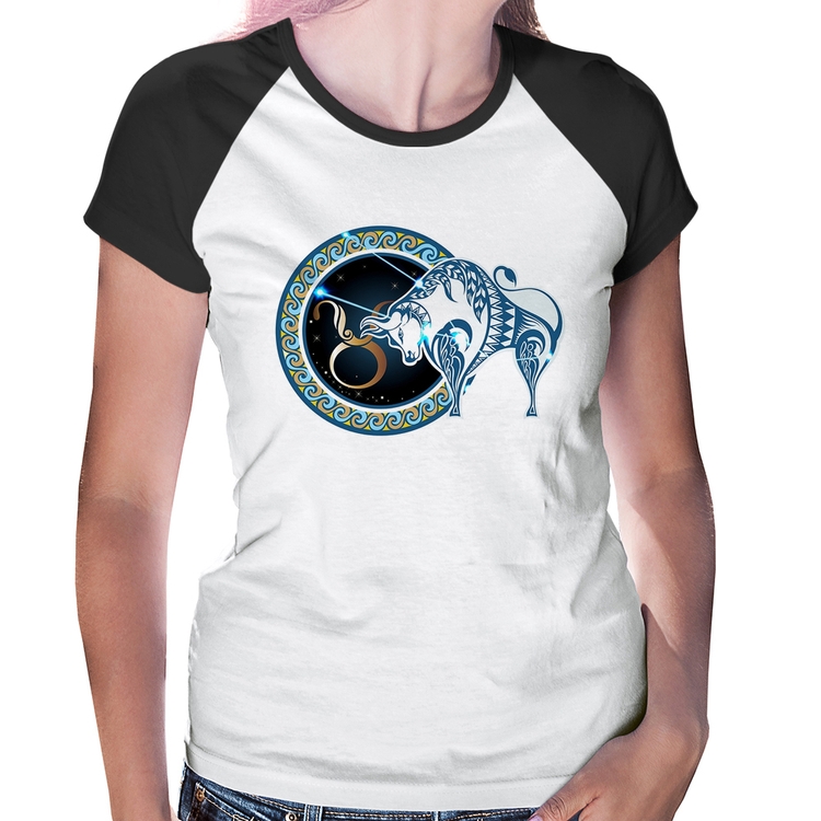 Baby Look Raglan Signo Touro Astrologia