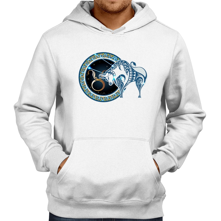 Moletom Signo Touro Astrologia - Branco