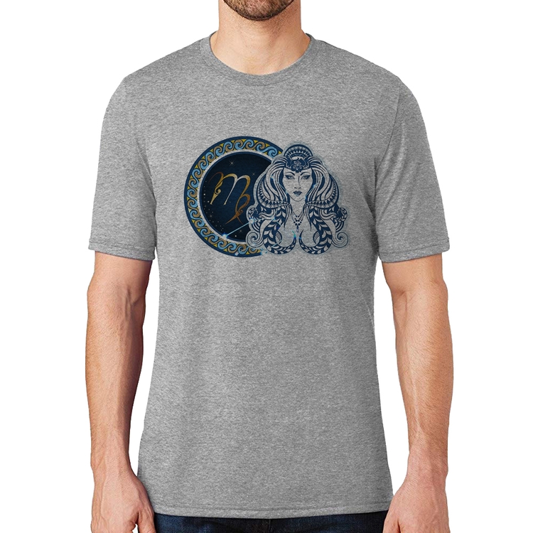 Camiseta Signo Virgem Astrologia - Cinza