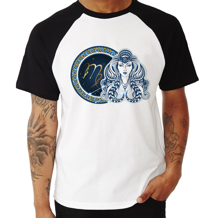 Camiseta Raglan Signo Virgem Astrologia