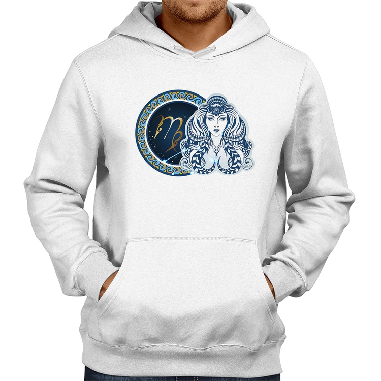Moletom Signo Virgem Astrologia - Branco
