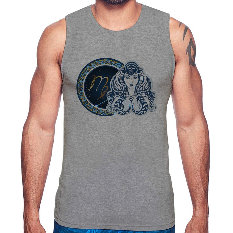 Regata Signo Virgem Astrologia - Cinza