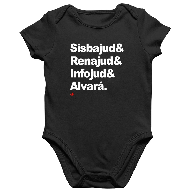Body Bebê Algodão Sisbajud & Renajud & Infojud & Alvará