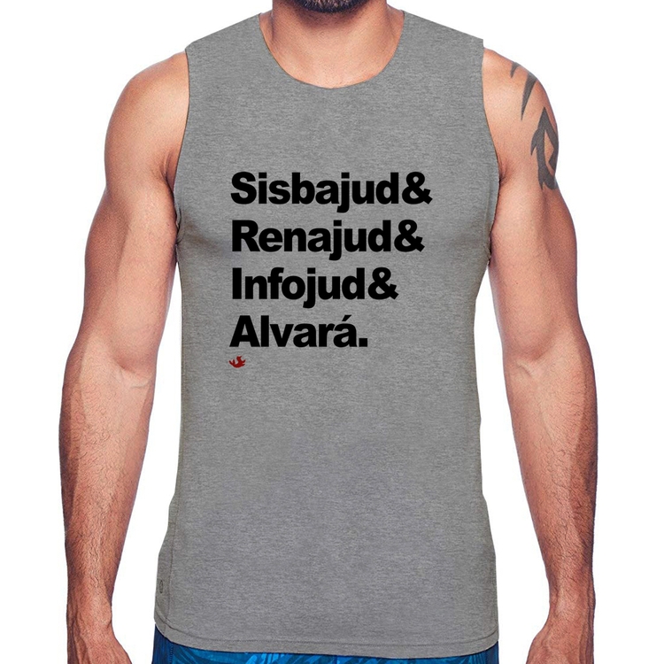 Regata Sisbajud & Renajud & Infojud & Alvará - Cinza