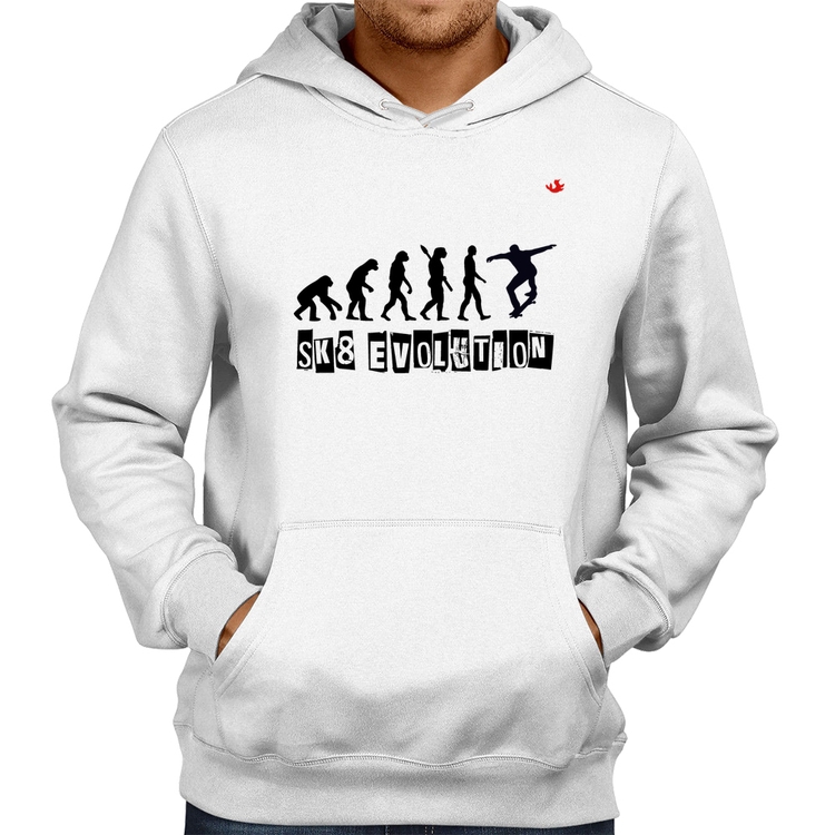 Moletom SK8 Evolution Boy - Branco