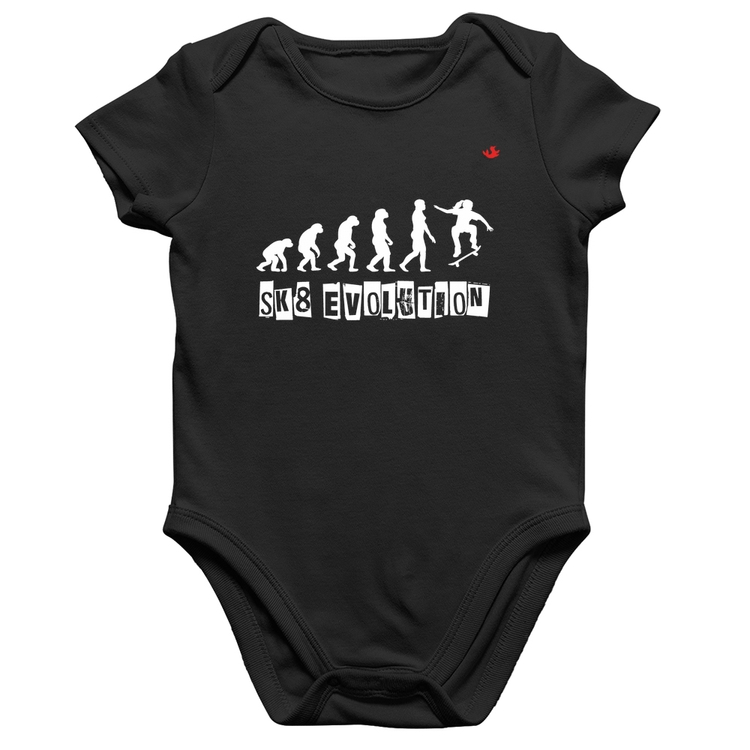 Body Bebê Algodão SK8 Evolution Girl