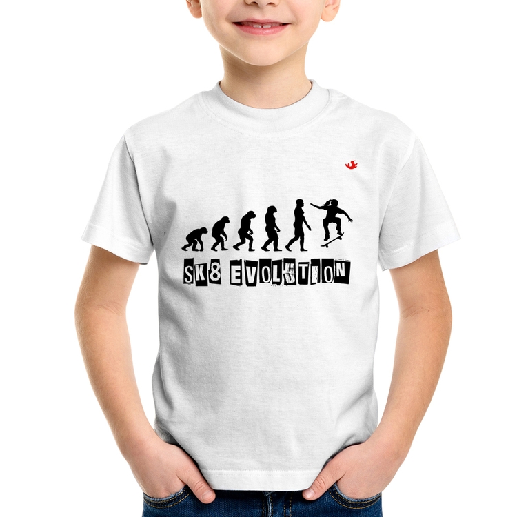 Camiseta Infantil SK8 Evolution Girl