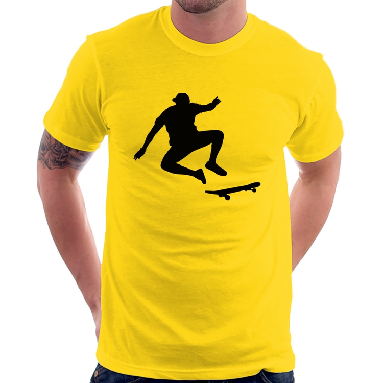 Camiseta Skatista Manobra - Amarela