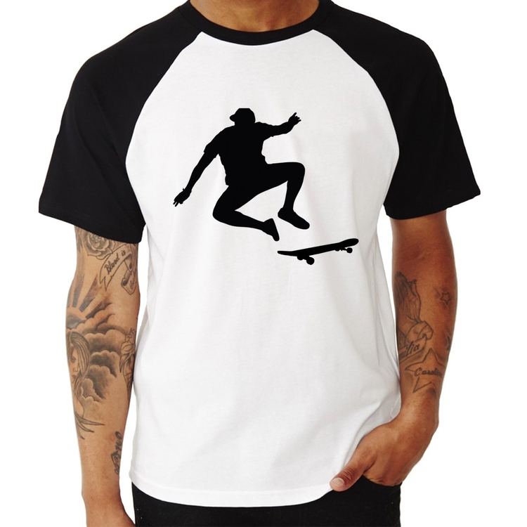 Camiseta Raglan Skatista Manobra