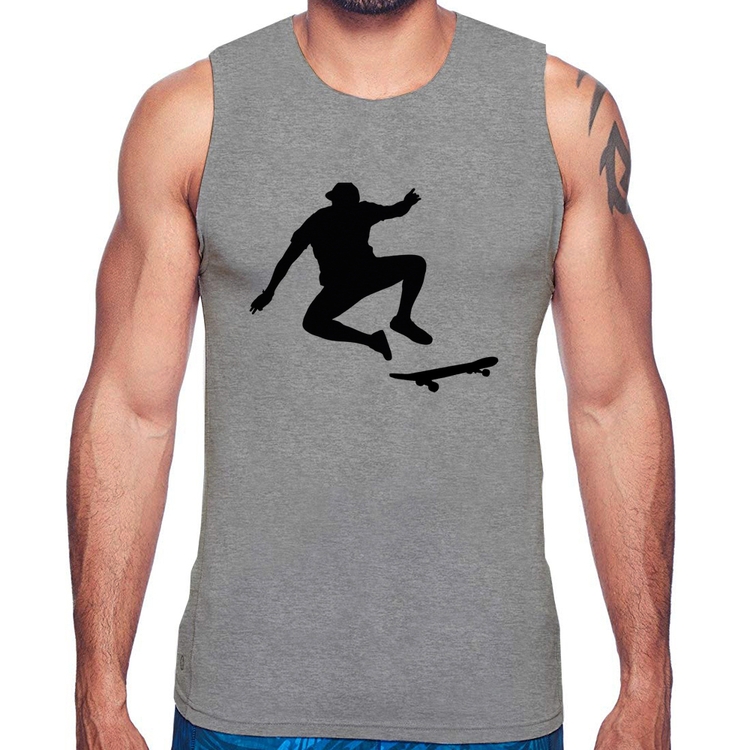 Regata Skatista Manobra - Cinza