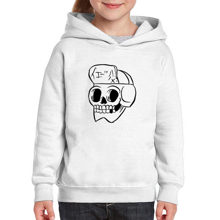 Moletom Infantil Skull Skeleton