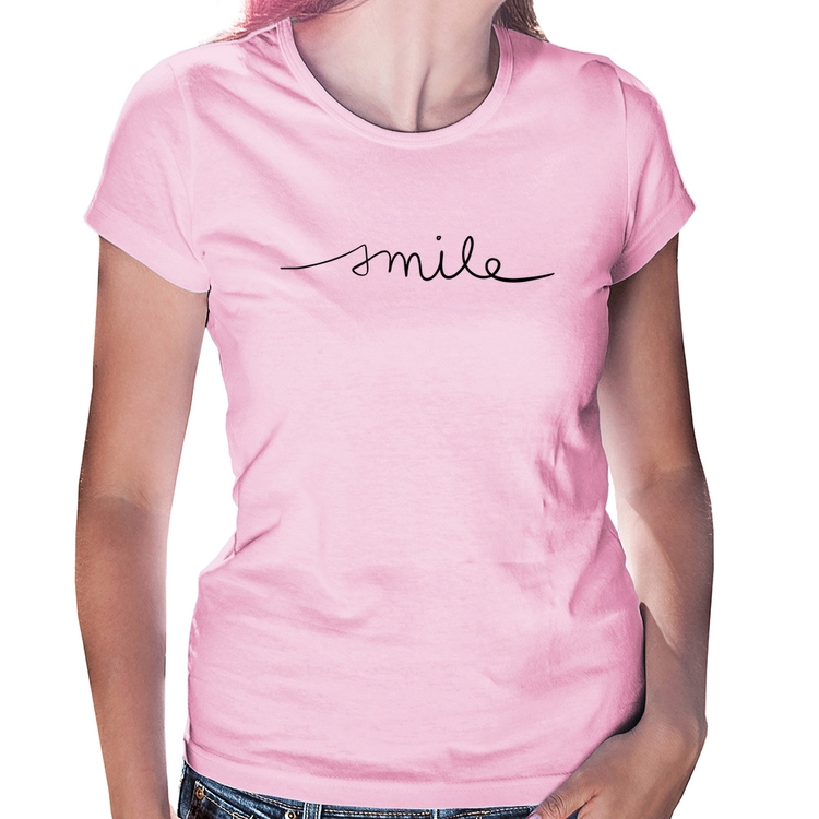 Baby Look Smile - Rosa Bebê