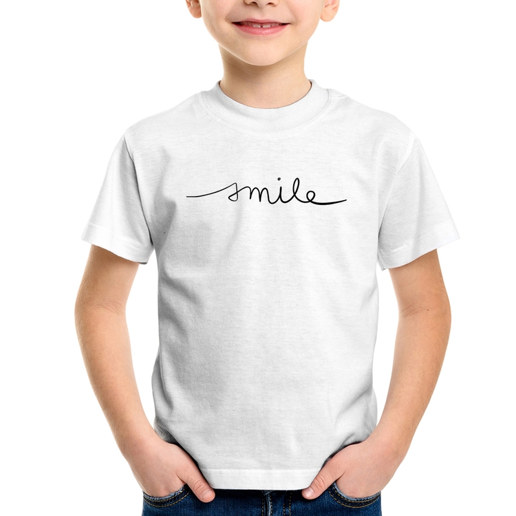 Camiseta Infantil Smile