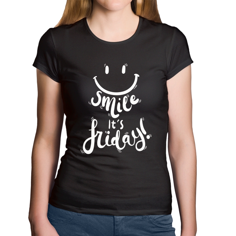 Baby Look Algodão Smile, It's Friday!