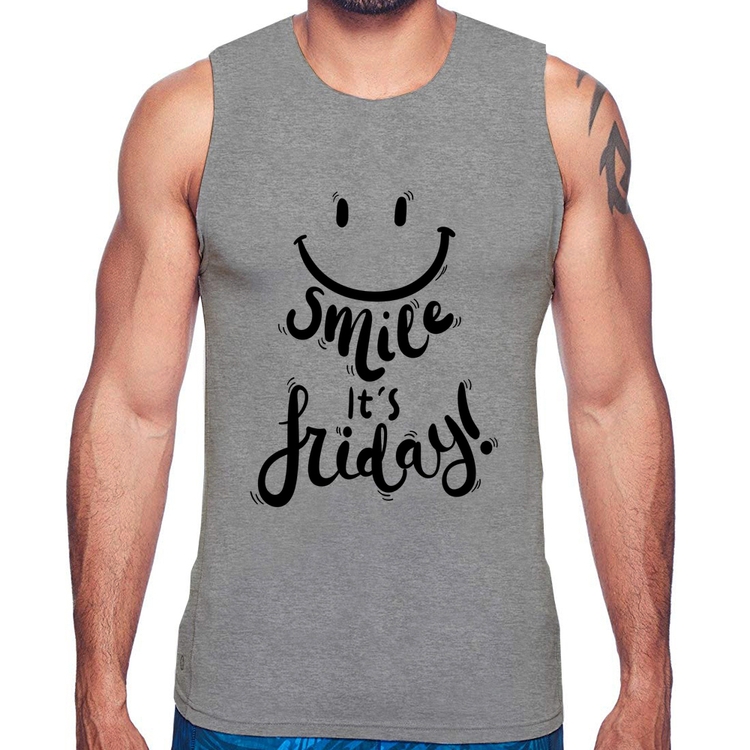 Regata Smile, It's Friday! - Cinza