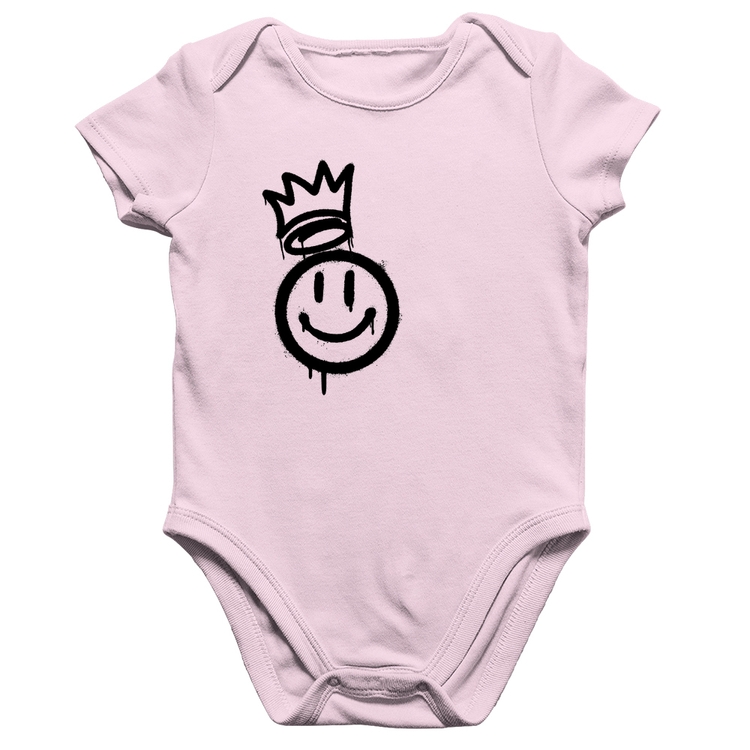 Body Bebê Algodão Smile Kingdom - Rosa Bebê