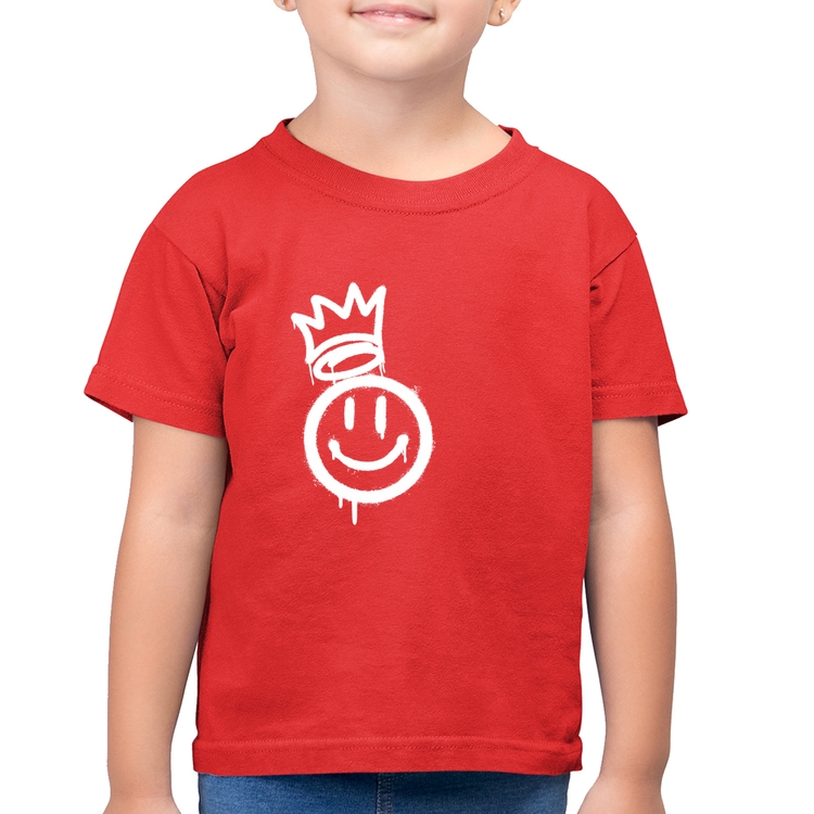 Camiseta Algodão Infantil Smile Kingdom - Vermelha