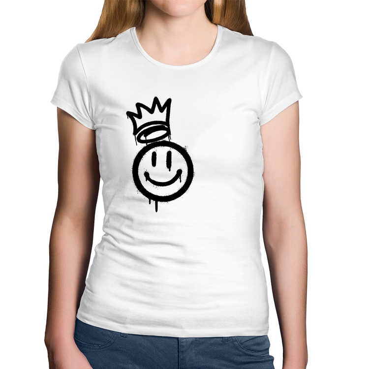 Baby Look Algodão Smile Kingdom - Branca