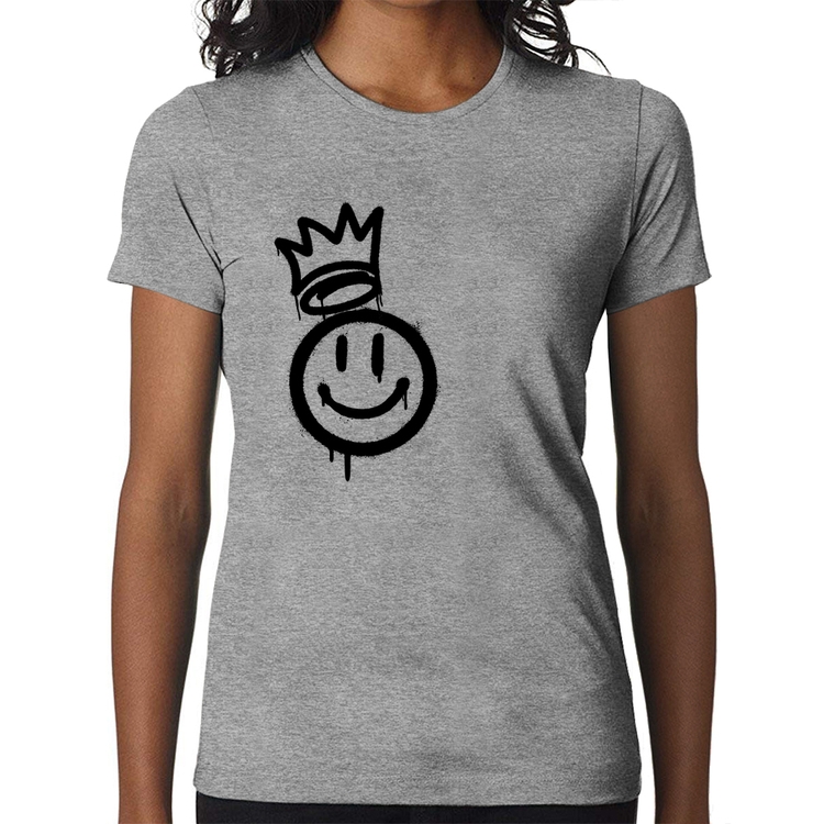 Baby Look Smile Kingdom - Cinza