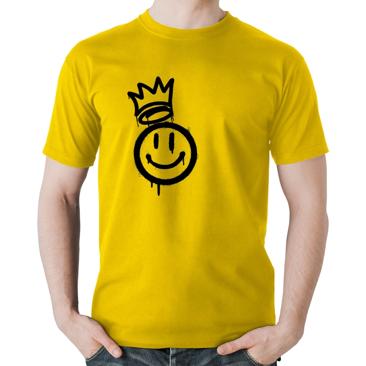 Camiseta Algodão Smile Kingdom - Amarela