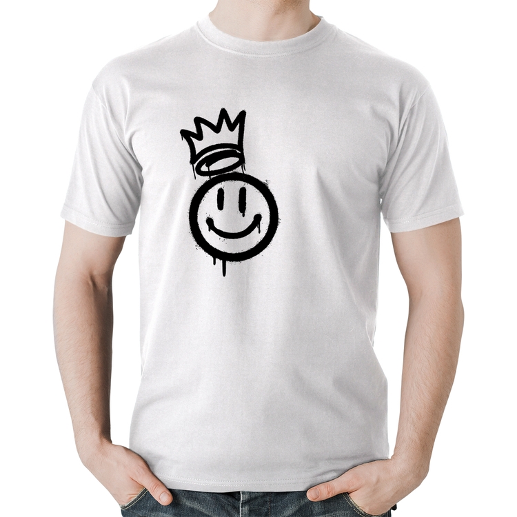 Camiseta Algodão Smile Kingdom - Branca