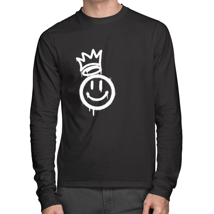 Camiseta Algodão Smile Kingdom Manga Longa