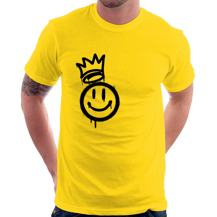 Camiseta Smile Kingdom - Amarela