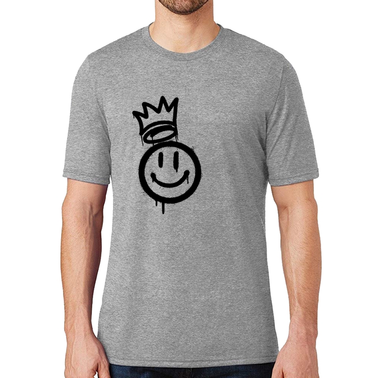 Camiseta Smile Kingdom - Cinza