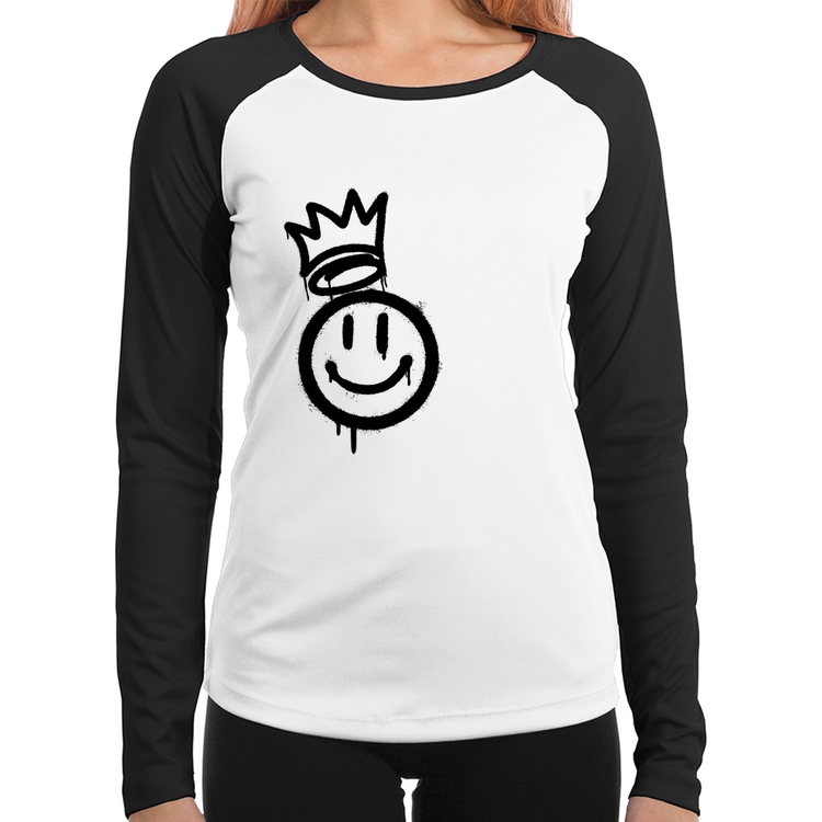 Baby Look Raglan Smile Kingdom Manga Longa