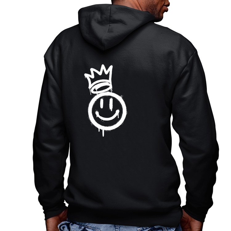 Blusa Moletom Smile Kingdom Masculina com Capuz e Zíper