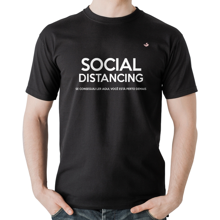 Camiseta Algodão Social Distancing