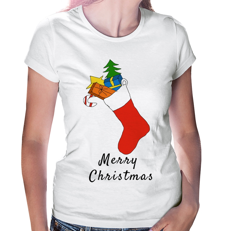 Baby Look Socket Merry Christmas