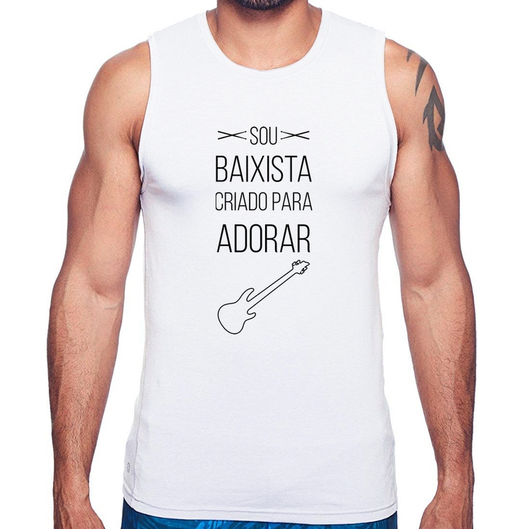 Regata Sou baixista criado para adorar