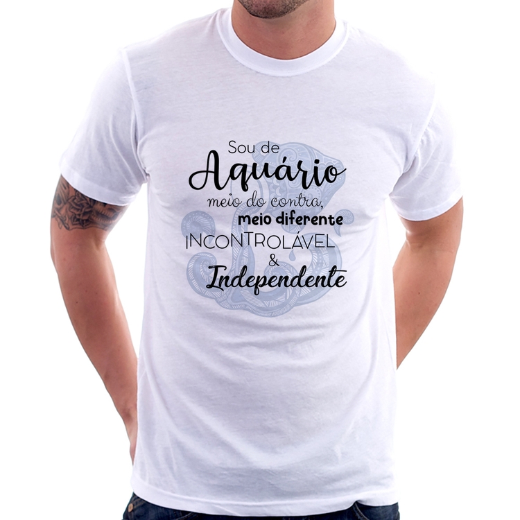 Camiseta Sou de Aquário