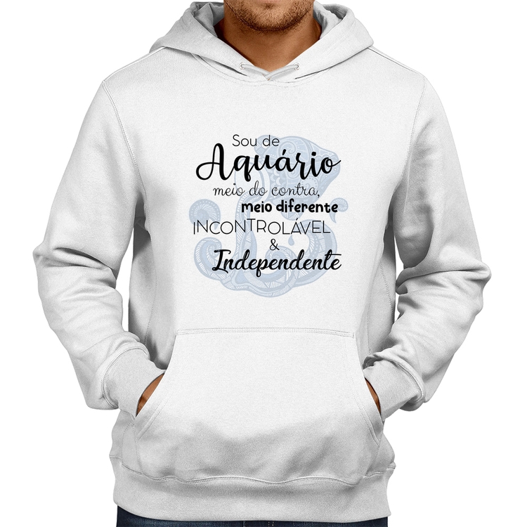 Moletom Sou de Aquário - Branco