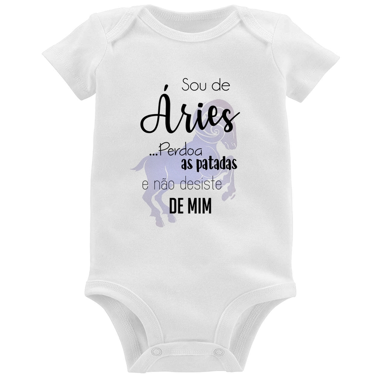 Body Bebê Sou de Áries