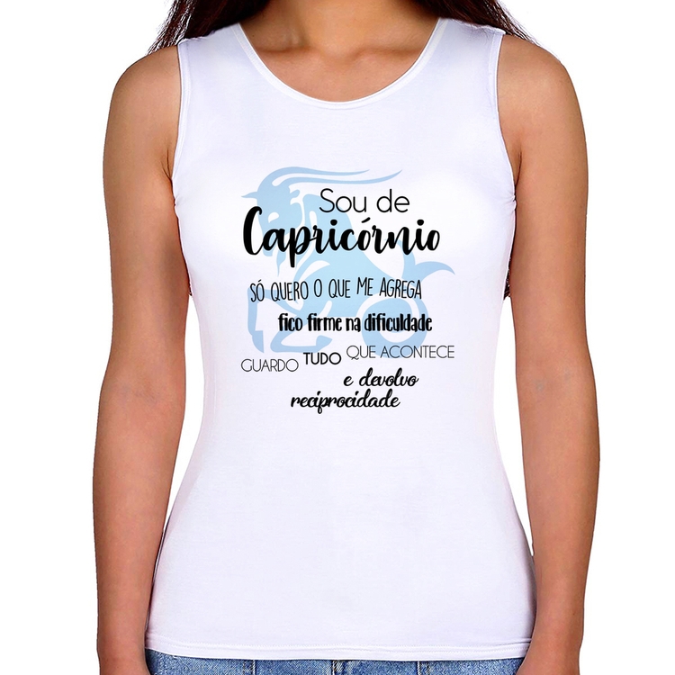 Regata Feminina Sou de Capricórnio