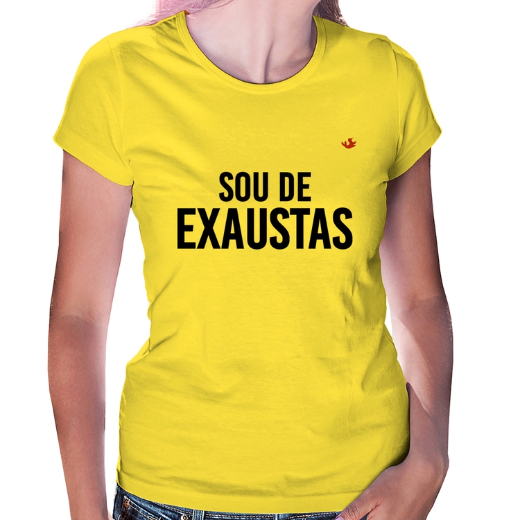 Baby Look Sou de Exaustas - Amarela