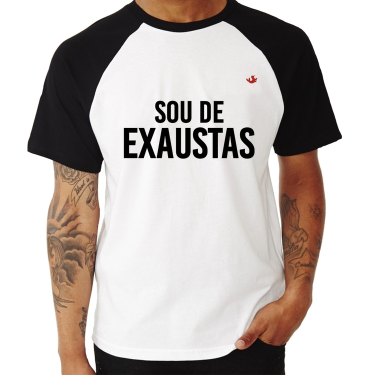 Camiseta Raglan Sou de Exaustas